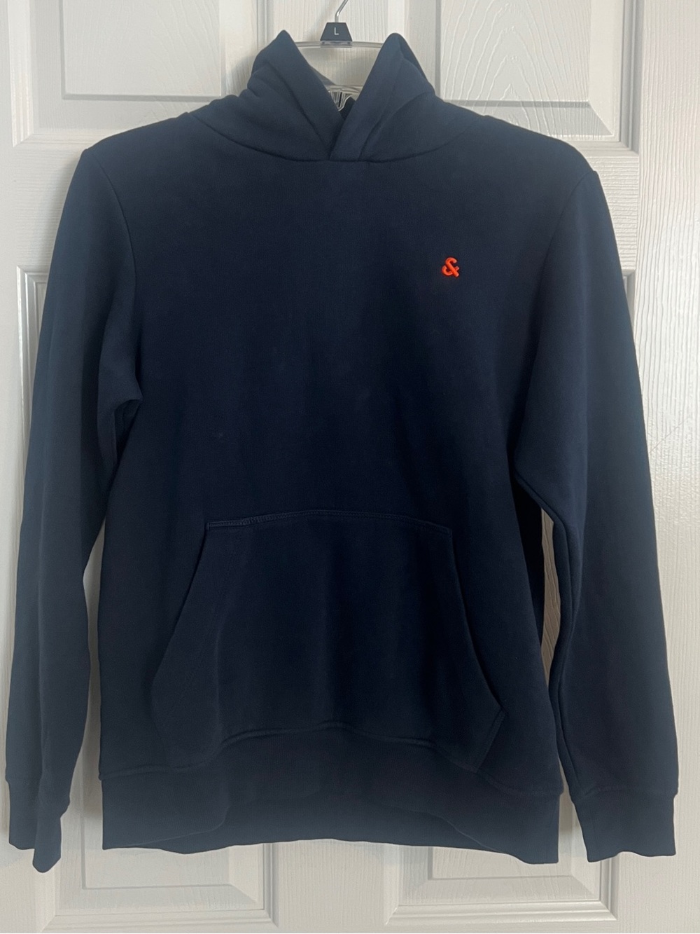 Jack & Jones Navy Pullover Hoodie Clean Minimalist‎ Men's XS / Youth XL